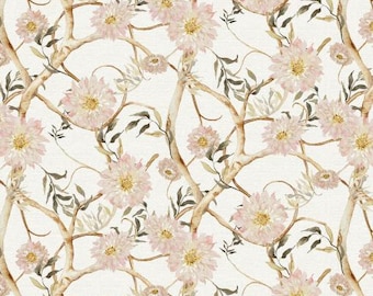 Fabric cotton, Tangled Blooms, Cream, 55230802, 02, QUILT FABRICS, 100% cotton, quilt cotton - Bloom Tapastry of Camelot Fabrics