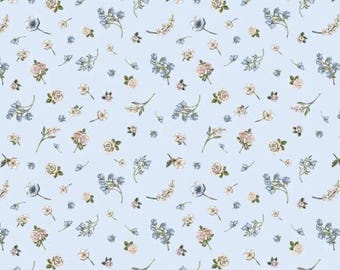 Fabric cotton, SCATTERED FLORALS, 49240604, 03, Quilt Fabrics, 100% cotton, quilt cotton - Tea and Poetry of Camelot Fabrics