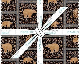 QUILT FABRICS, 42 squares 10 inchs, 100% cotton, quilt cotton - Crafted Cabin of Camelot Fabrics