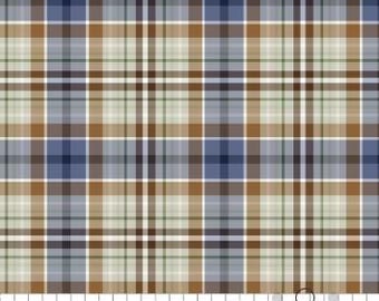 Fabric cotton, Tartan, Multi, 49230704-01, QUILT Fabrics, 100% cotton, quilt cotton - Fall is Football of Camelot Fabrics