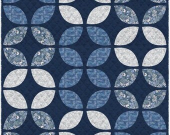 PDF, ORANGE PEEL Quilt, 63'' X 64'', Tutoriel - Bloom Manor de Camelot Fabrics