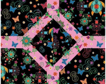 PDF, DIAMOND CUT Pillow, 12'' X 12'', Tutoriel - Truth of Camelot Fabrics
