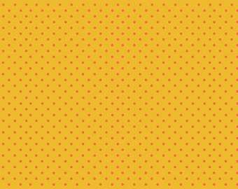 ANDOVER, Spot, YELLOW/Red, 830, Makower, cotton, cotton quilt, cotton designer