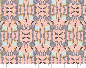 CAMELOT FABRICS, Elephant, 100% cotton - Night Circus de Camelot Fabrics