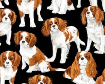 QUILT FABRIC Dog, C7366, 100% coton - Timeless Treasures