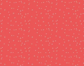 RILEY BLAKE, Dot, Strawberry Honey, C10247, CAYENNE, cotton quilt, cotton designer