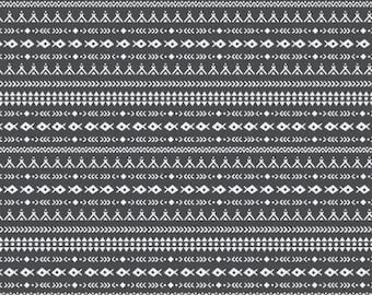 Fabric cotton, AZTEC, Charcoal, 89230210, 03, Quilt Fabrics, 100% cotton, quilt cotton - Woodland Wonder of Camelot Fabrics