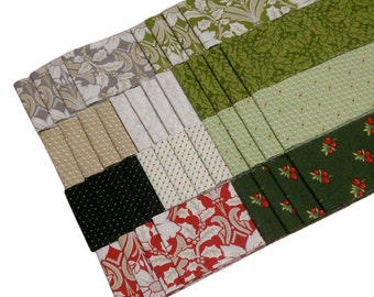 SALE, 40 Jelly Rolls, 2 1/2" X 44", Pre-Cut cotton - Winter Rose d'Andover Fabrics
