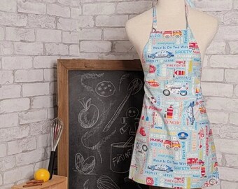 Apron, size 6-8 years, 100% cotton
