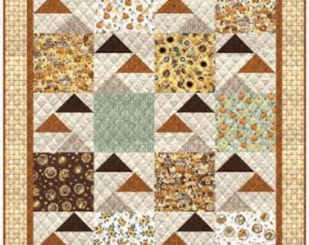 PDF, FLYING HIGH Quilt, 62'' X 74'', Tutoriel - Happy Falliday of Camelot Fabrics
