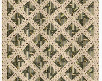 PDF, BEST WISHES Quilt, 72'' X 72'', Tutoriel - Fishful Thinking of Camelot Fabrics