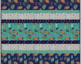 PDF, ENCHANTED Quilt, 40'' X 50'', Tutoriel - Rejuvenation of Camelot Fabrics