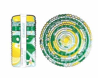 QUILT FABRICS, 40 stripes 2 1/2x44po, Jelly Rolls, 100% cotton, quilt cotton - Lemon Drops of Camelot Fabrics
