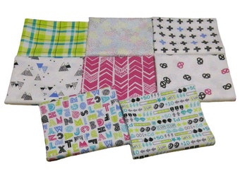 42 squares cotton 5 inchs, 100%  cotton, cotton quilt, cotton designer - Camelot Fabrics