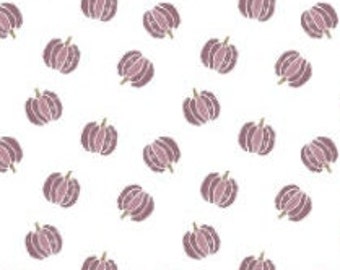 SALE, CAMELOT FABRICS, Pumpkin, purple, white, 66180203, col 02, Autumn Impressions