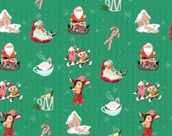 Fabric cotton, HOLIDAYS FRIENDS, 19010202, 01, Quilt Fabrics, 100% cotton, quilt cotton - Letters to Santa of Camelot Fabrics