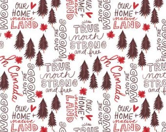 Fabric cotton, STRONG AND FREE, 36250105, 01, Quilt Fabrics, 100% cotton, quilt cotton - Oh Canada of Camelot Fabrics
