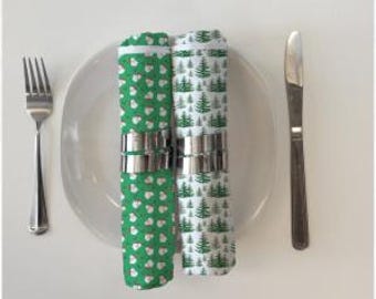 PDF, TABLE NAPKINS, 16'' X 66'', Tutoriel - North Pole Social Club de Camelot Fabrics