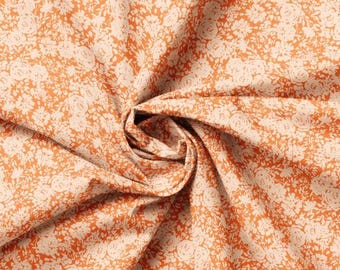 Fabric cotton, Cottage Garden, Orange, 94230204-01, QUILT Fabrics, 100% cotton, quilt cotton - Flower House of Camelot Fabrics