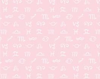 CAMELOT FABRICS, Zodiac, light pink-peach, 61180304, col 01, Celestial Zodiac, cotton, cotton quilt, cotton designer