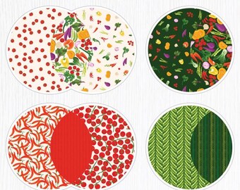 PDF, VEEN Placemats, 15'' X 10'' and 10'' x 10'', Tutoriel - Eat Green de Camelot Fabrics