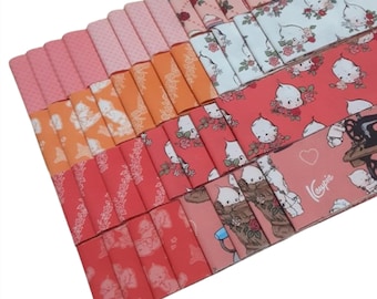 40 Jelly Rolls, 2 1/2" X 44", Pre-Cut cotton - SEW KEWPIE de Riley Blake Designs