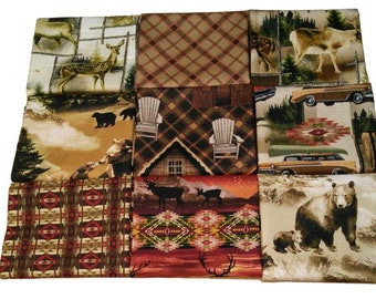 BENARTEX FABRICS, 9 prints, Living Lodge, Benartex Fabrics, cotton, cotton quilt, cotton designer