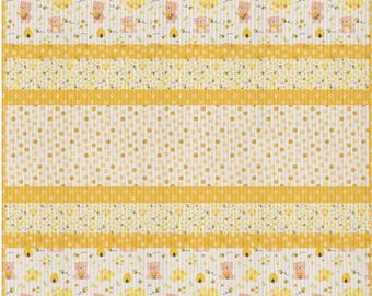 PDF, ENCHANTED Quilt, 40'' X 50'', Tutoriel - Honey Bear of Camelot Fabrics