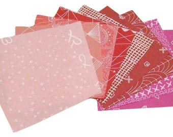 SALE, 42 squares 5 inchs, PINK, cotton quilt, cotton designer - Century d'Andover Fabrics