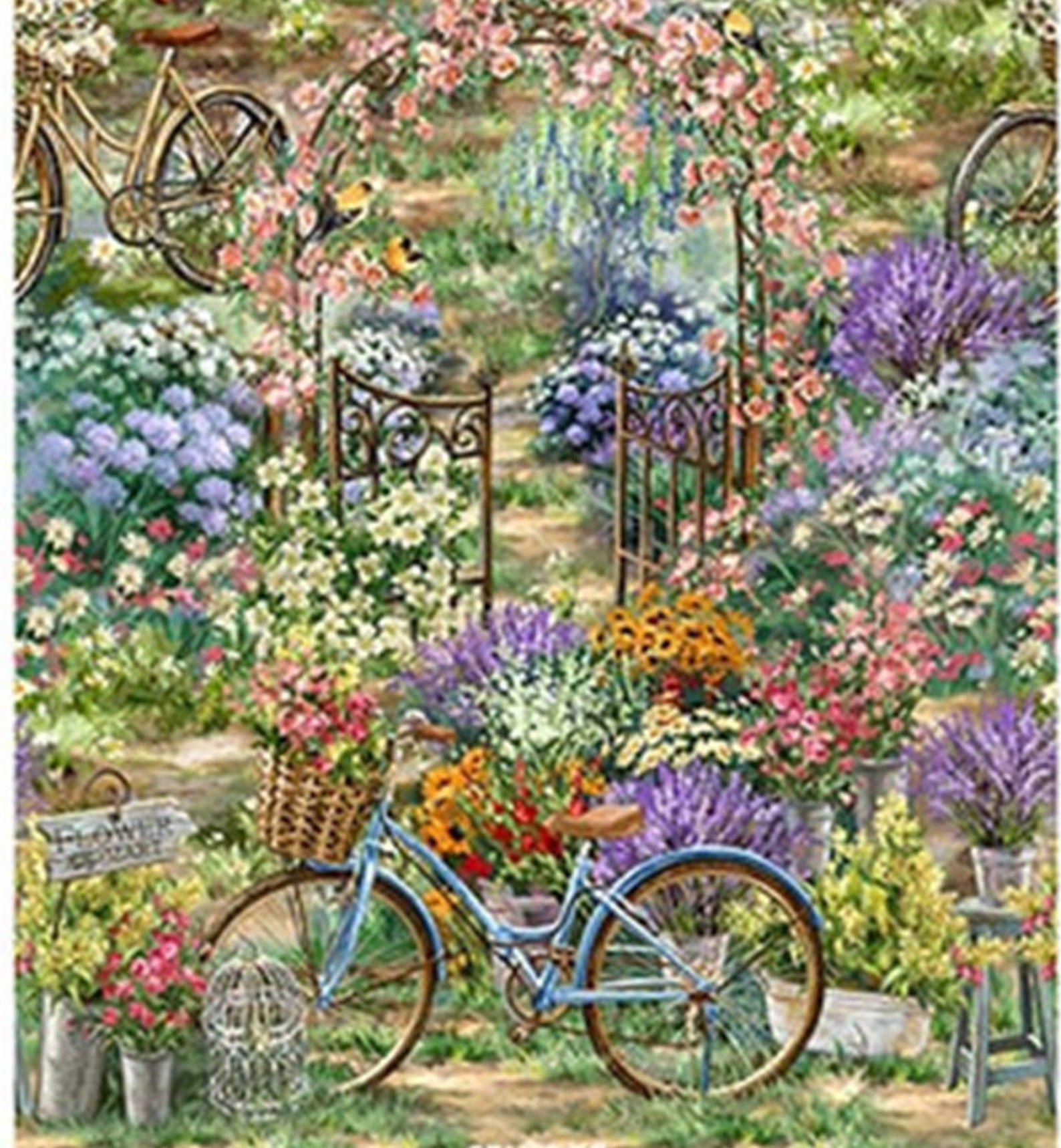 jardin bicyclette bucolique