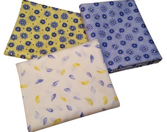 QUILT FABRICS, 3 prints - Sunshine de Robert Kaufman