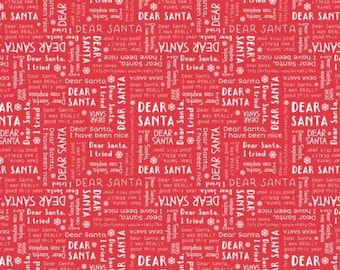 Fabric cotton, LETTERS TO SANTA, 19010205, 01, Quilt Fabrics, 100% cotton, quilt cotton - Letters to Santa of Camelot Fabrics