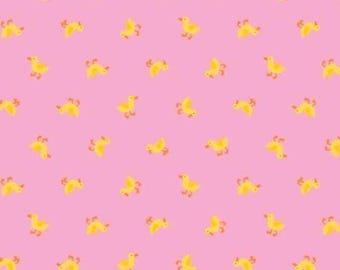 Camelot Fabrics LITTLE DUCKLINGS, Cotton Quilt Fabric 58240803-02 - Wildflower Meadow