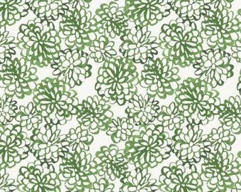 Fabric cotton, FLORAL RIPPLES, 552440107, 03, Green, Quilt Fabrics, 100% cotton, quilt cotton - Peace & Wildflowers of Camelot Fabrics