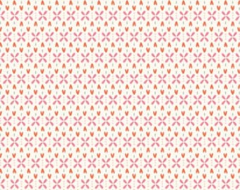 Fabric cotton, HEARTS AND KISSES, 66240206, 01, Quilt Fabrics, 100% cotton, quilt cotton - Blooming Hearts of Camelot Fabrics