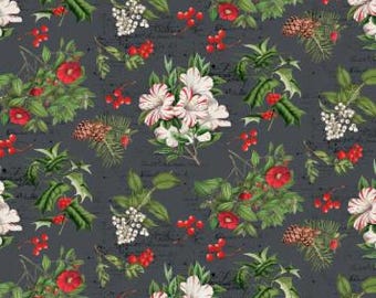 Joy to the World, Cotton Fabric, 66250504, 02,  Camelot Fabrics, Christmas Holiday, Quilting Material, Festive Sewing Fabric
