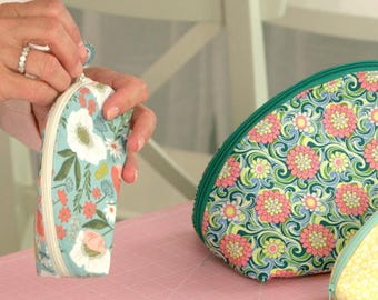 PDF, TACO POUCH templates, Tutoriel - Liberty de Riley Blake Designs