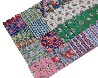 12 or 48 Jelly Rolls, Pre-Cut cotton - Liberty de Riley Blake Designs