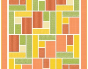 PDF, WHIMSICAL Quilt, 56'' X 71'', Tutoriel de Camelot Fabrics