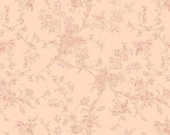 Camelot Fabric FLORAL SKETCHES Cotton Quilt Fabric 50250203-02 - Rosalind Grey