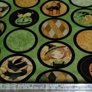 RILEY BLAKE, Circles, Halloween Whimsy, 11825, cotton quilt, cotton designer zdjęcie 3