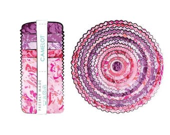 QUILT FABRICS, 40 stripes 2 1/2x44po, Jelly Rolls, 100% cotton, quilt cotton - Daphne of Camelot Fabrics