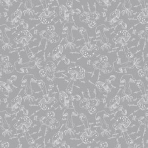 DEAR STELLA, Mushroom gray, 100% cotton, cotton quilt, cotton designer - 1928 de Dear Stella