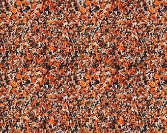 Halloween Cotton Fabric Confetti Fun Camelot Fabrics 21250406, By The Yard, Autumn Quilt Fabric, Orange Black Sprinkles