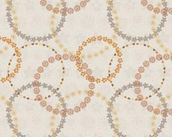 Fabric cotton, FLORAL CHAINS, Cream, 66240103, 01, Quilt Fabrics, 100% cotton, quilt cotton - Song Bird of Camelot Fabrics