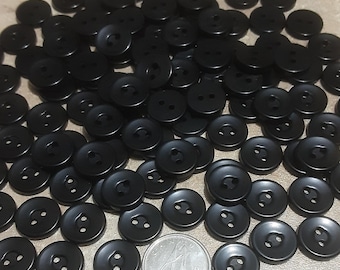 24 Buttons, 12mm, NOIR, caséine