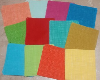 42 Squares 5 inchs, RILEY BLAKE, 610, cotton quilt, cotton designer
