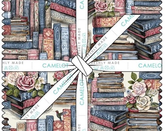 QUILT FABRICS, 42 squares 10 inchs, 100% cotton, quilt cotton - Tea and Poetry of Camelot Fabrics