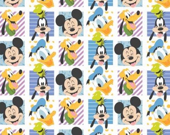 QUILT FABRICS, Mickey Mouse, 100% cotton - Mickey Mouse de Camelot Fabrics