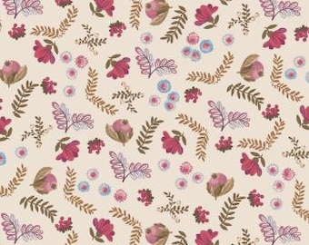 Fabric cotton, Fern Cream, 21230905-01, QUILT FABRICS, 100% cotton, quilt cotton - Cottagecore of Camelot Fabrics